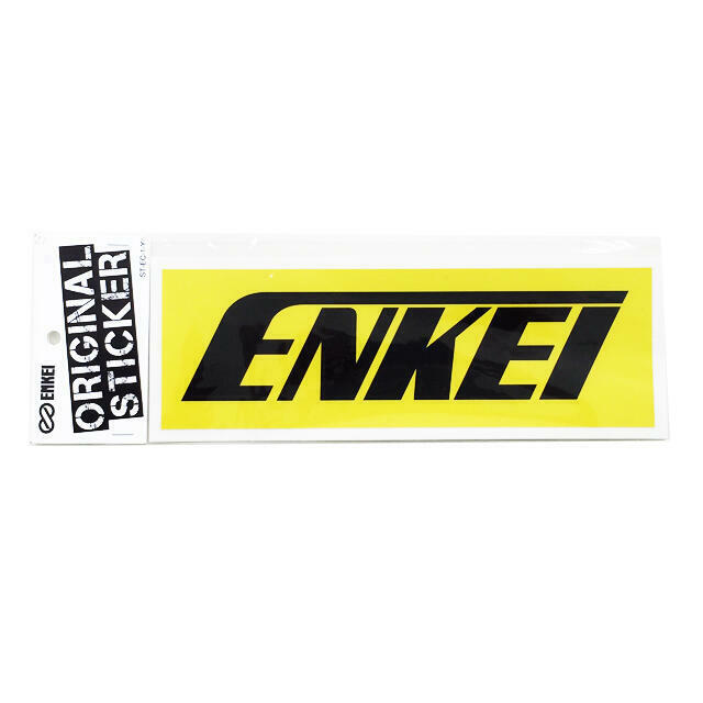 OLD LOGO YELLOW STICKER｜WEB STORE｜ENKEI WHEELS